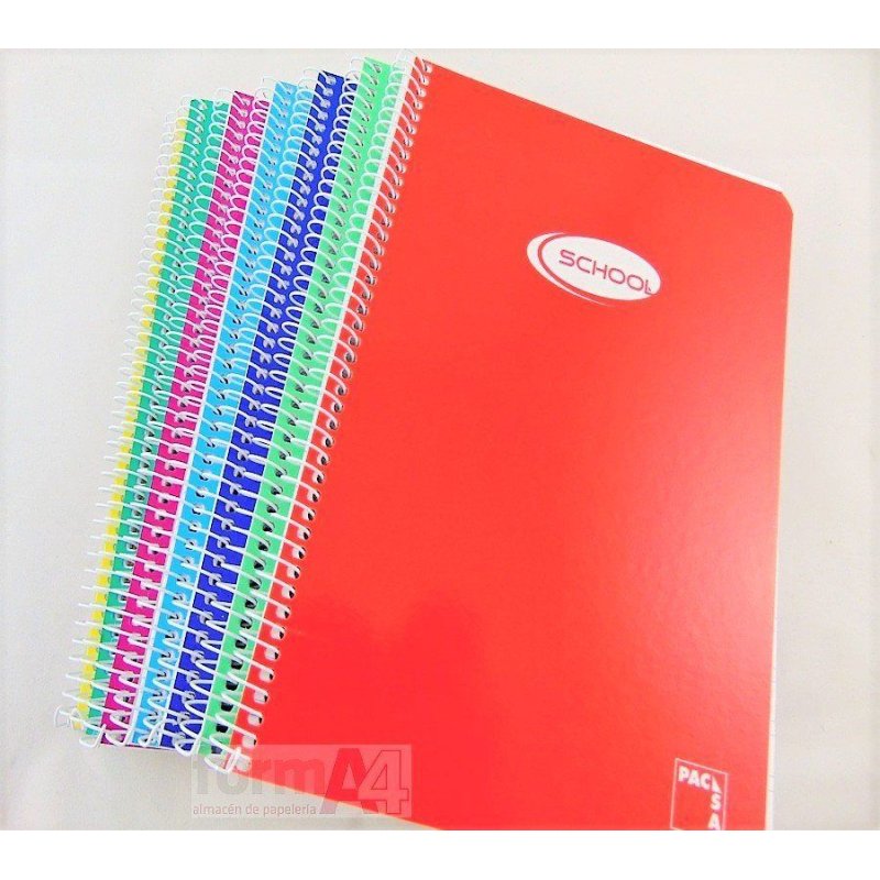 Cuaderno Espiral Pacsa H Pauta Mm Papeler A Online Y