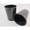 CUBILETE DE SOBREMESA PLASTICO FAIBO OPACO NEGRO
