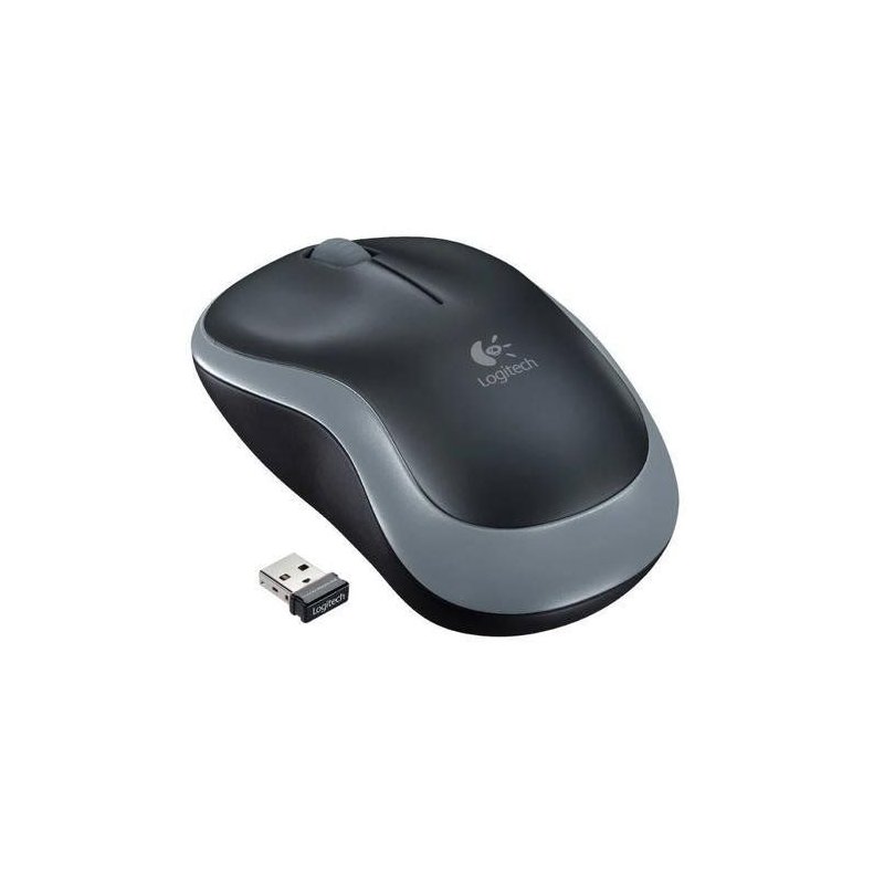 RATÓN OPTICO INALAMBRICO LOGITECH M185 GRIS 