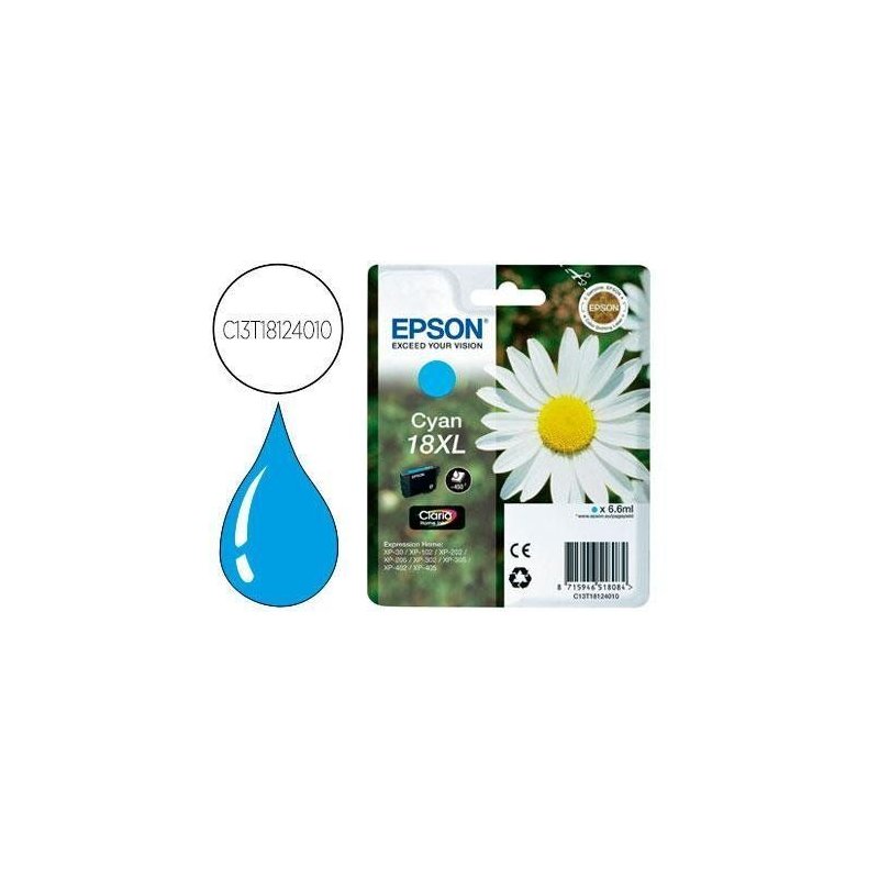 EPSON CARTUCHO T1812 XL CYAN