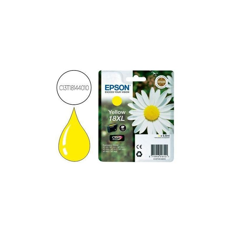 EPSON CARTUCHO T1814 XL AMARILLO