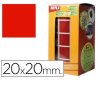 GOMET ADHESIVO APLI CUADRADO ROJO 20MM  R/1770