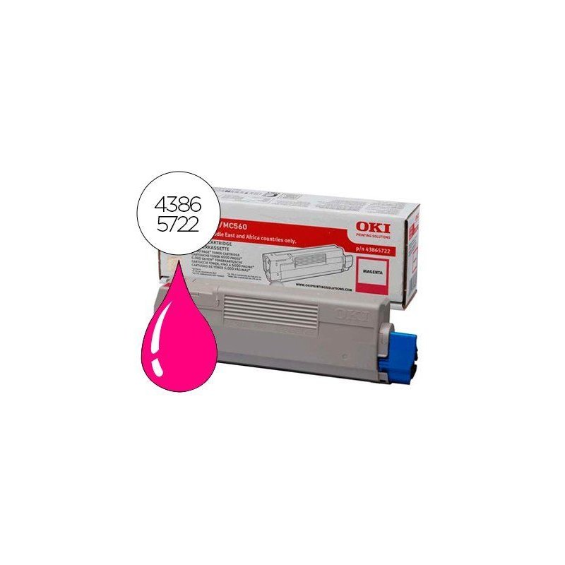 OKI TONER LASER C/5850/5950 MAGENTA