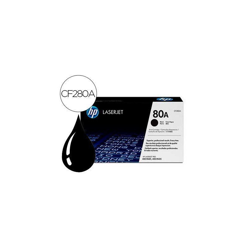 HP TONER LASER CF280A NEGRO