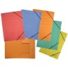 CARPETA CON GOMAS Y 3 SOLAPAS FOLIO SARO SURTIDOS
