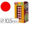 GOMET ADHESIVO APLI CIRCULOS ROJO 10.5MM R/5192