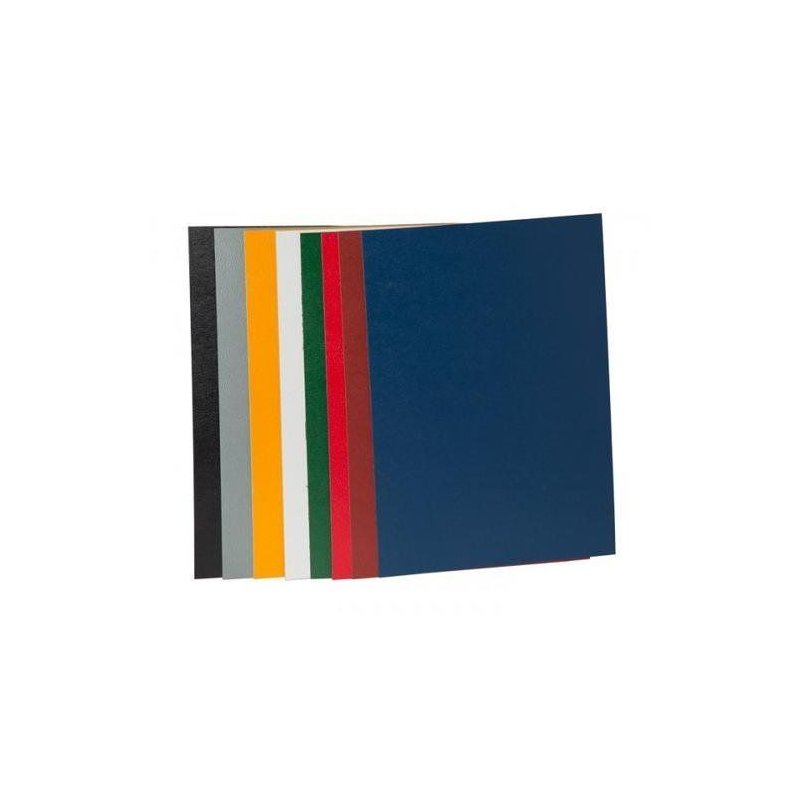 PORTADA DE CARTON GOFRADO DHP A4 AZUL P/50