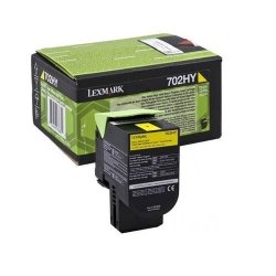 LEXMARK TONER 702HY AMARILLO 