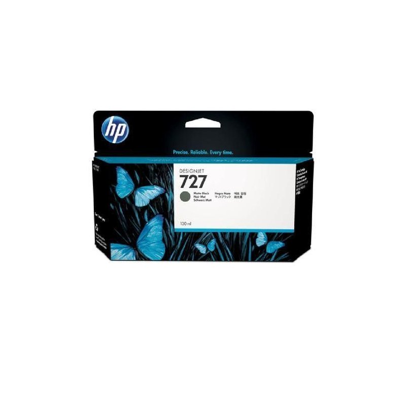 HP CARTUCHO Nº 727 NEGRO MATE 130ML.