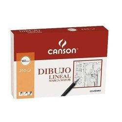 PAPEL DIBUJO CANSON M. MAYOR A4 160GR. P/250 HOJAS