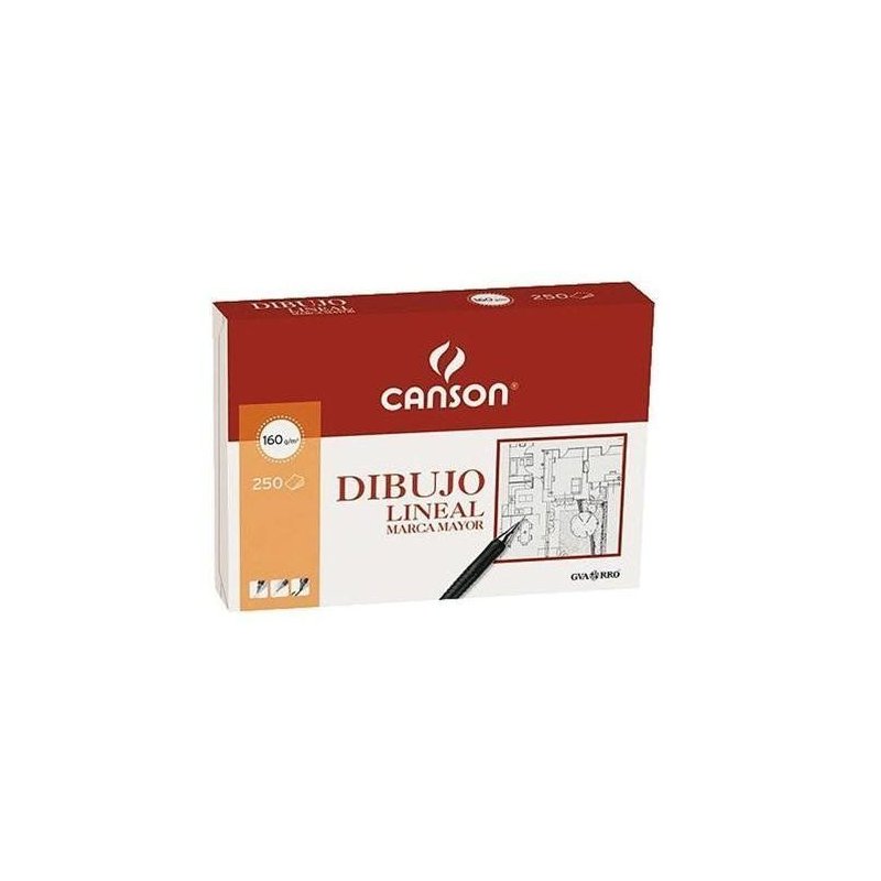 PAPEL DIBUJO CANSON M. MAYOR A4 160GR. P/250 HOJAS