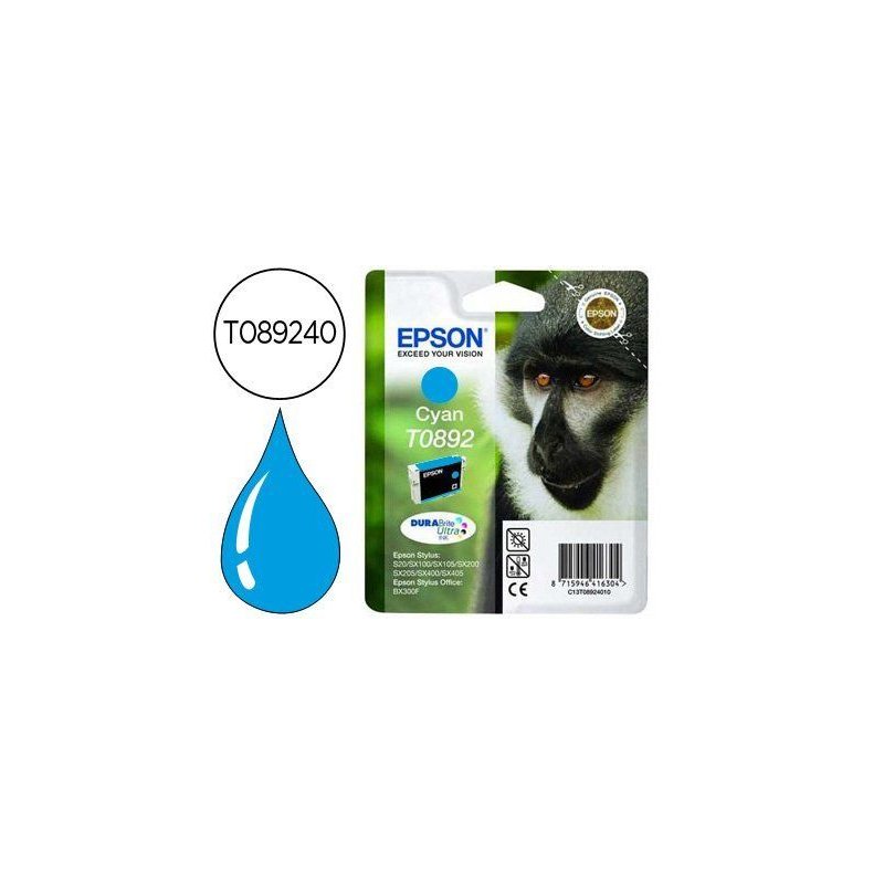 EPSON CARTUCHO T089240 CYAN