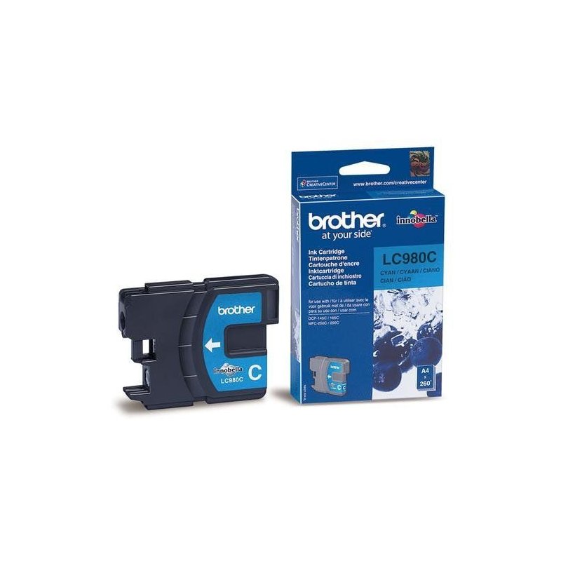 BROTHER CARTUCHO LC980C CYAN