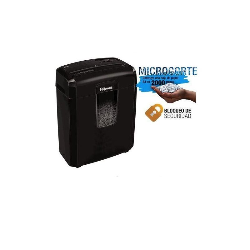 DESTRUCTORA FELLOWES MICROCORTE 8MC 