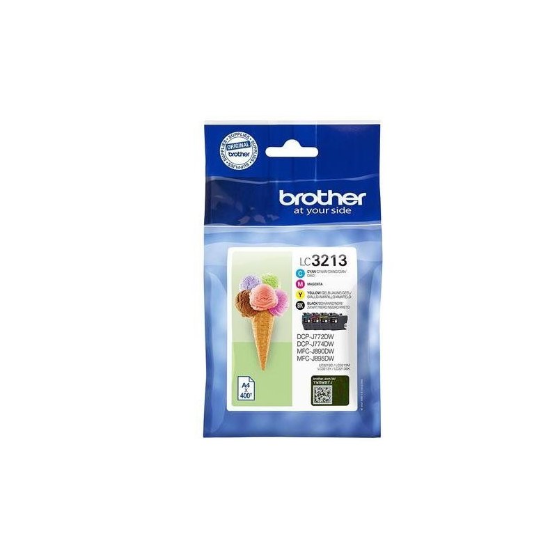 BROTHER CARTUCHO LC3213 BK/C/M/Y PACK