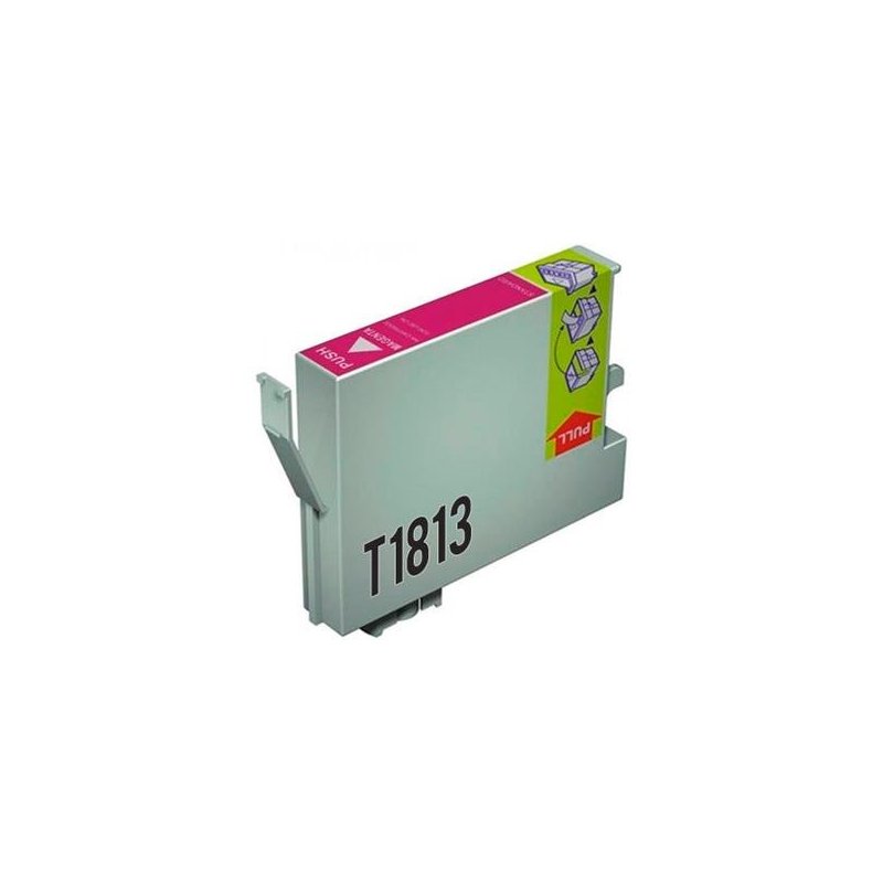 CARTUCHO RECICLADO EPSON T01813 MAGENTA