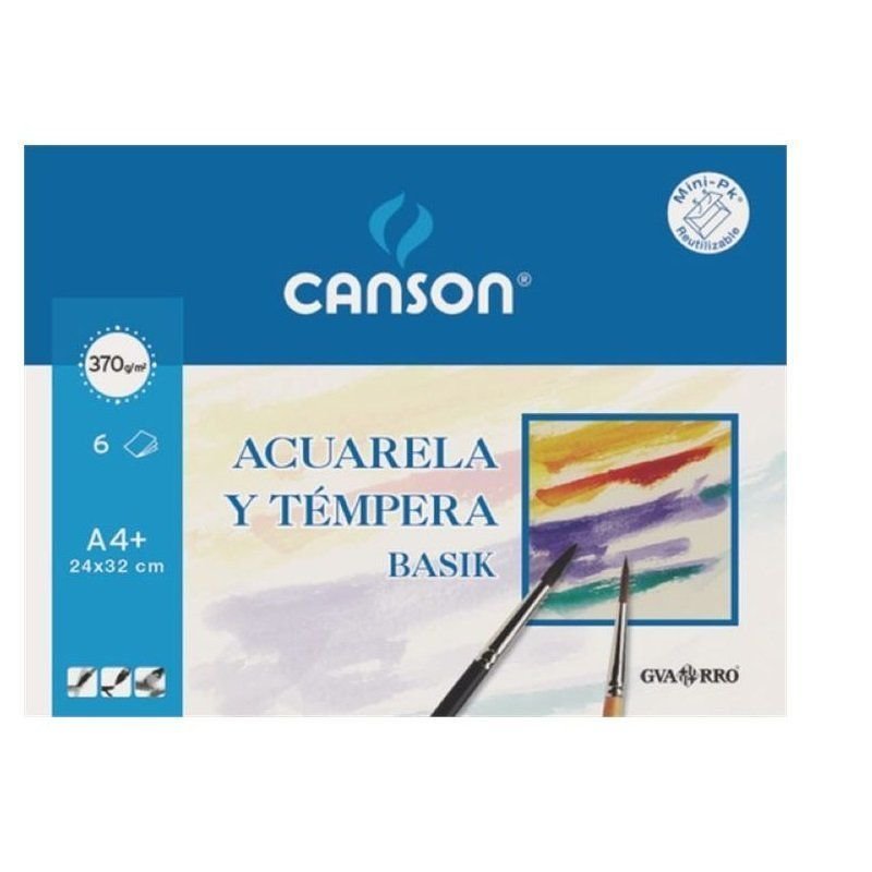 papel acuarela canson a4