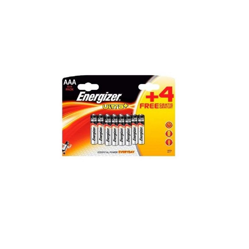 PILA ALCALINA ENERGIZER AAA BLISTER 8+4