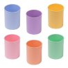 CUBILETE DE SOBREMESA PLASTICO FAIBO COLOR PASTEL