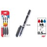 BOLIGRAFO G5 TINTA LIQUIDA PUNTA BALL 3UDS