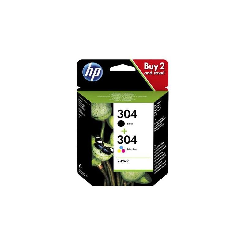 HP CARTUCHO Nº 304 NEGRO+304 TRICOLOR