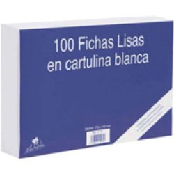 FICHA CARTULINA LISA MARIOLA Nº 2 P/100