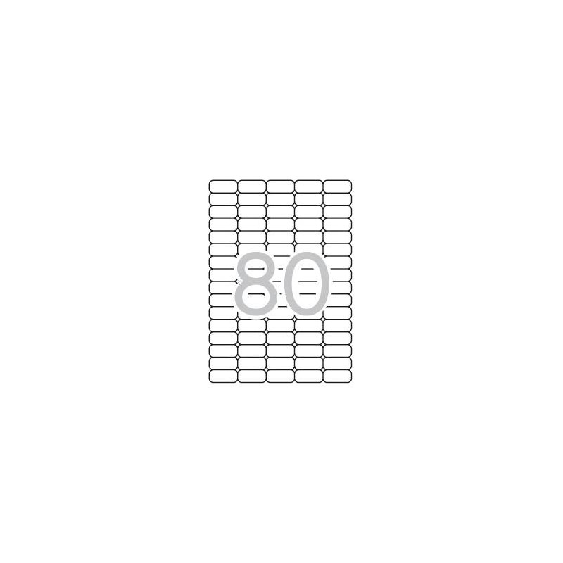 ETIQUETA ADHESIVA BLANCA APLI 35.6X16.9MM P/25H