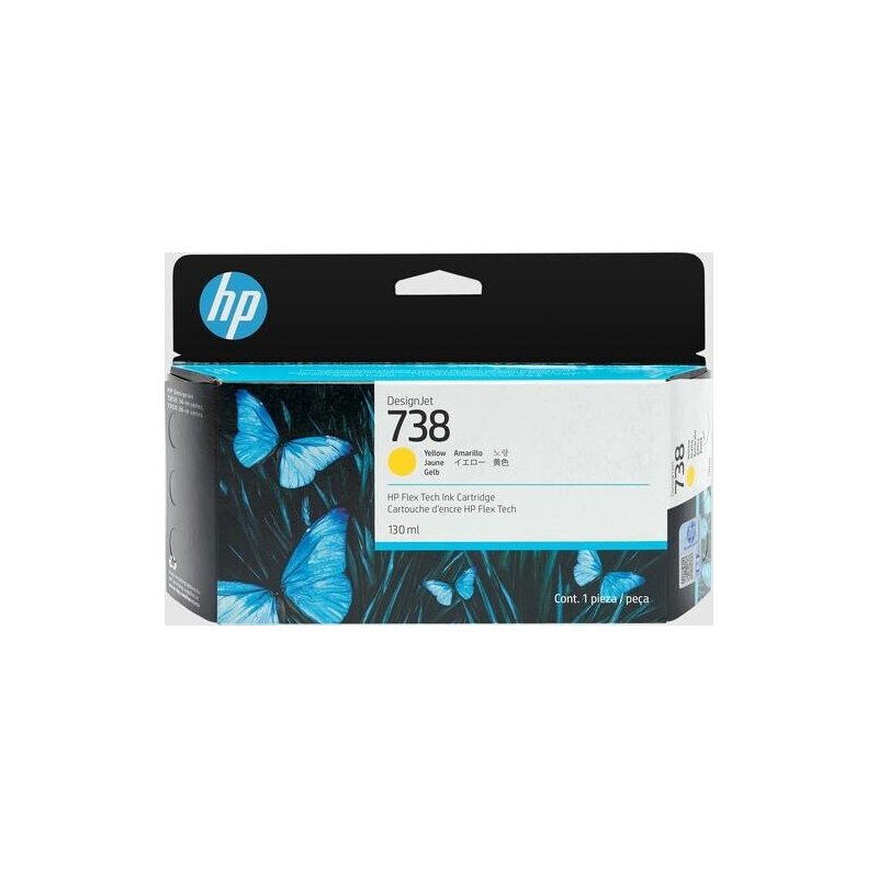 HP 498N7A Amarillo Cartucho de Tinta Original - 73