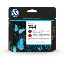 HP F9J88A Negro Mate y Rojo Cabezal - 744