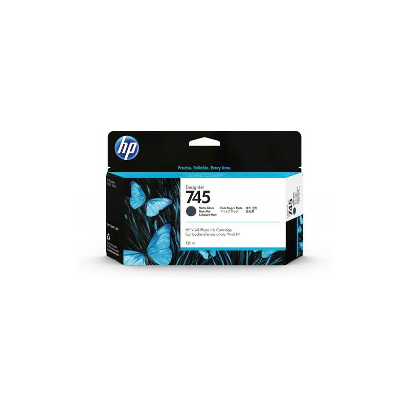 HP F9J99A Negro Mate Cartucho Original - 745