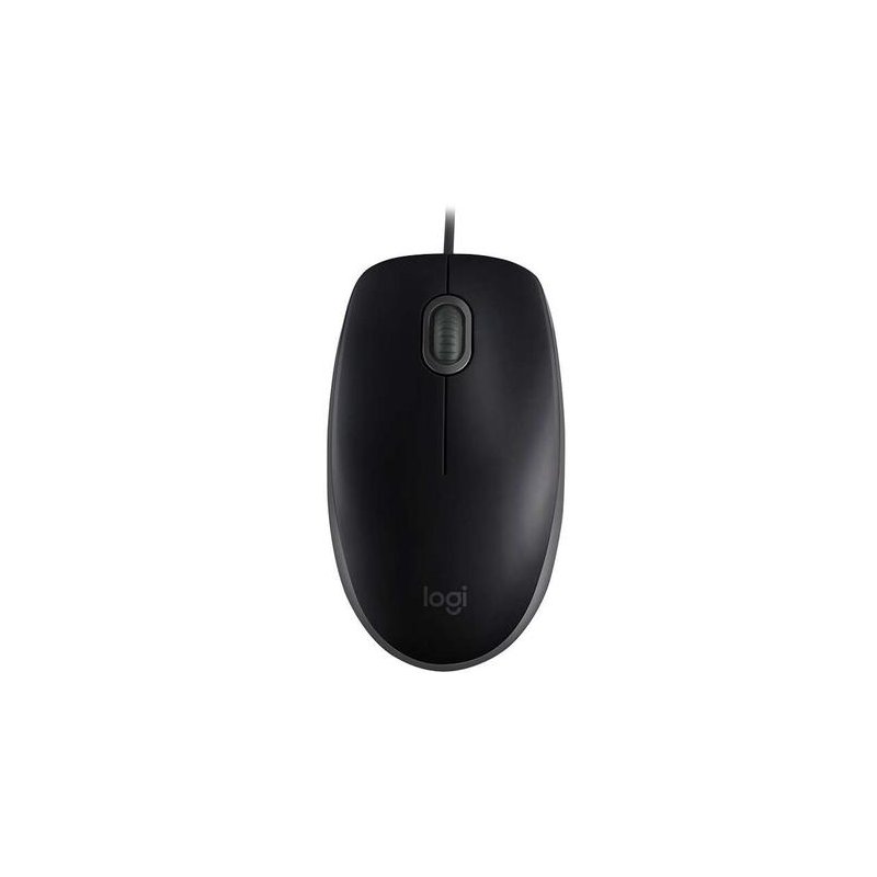 RATON OPTICO CON CABLE LOGITECH B110 NEGRO