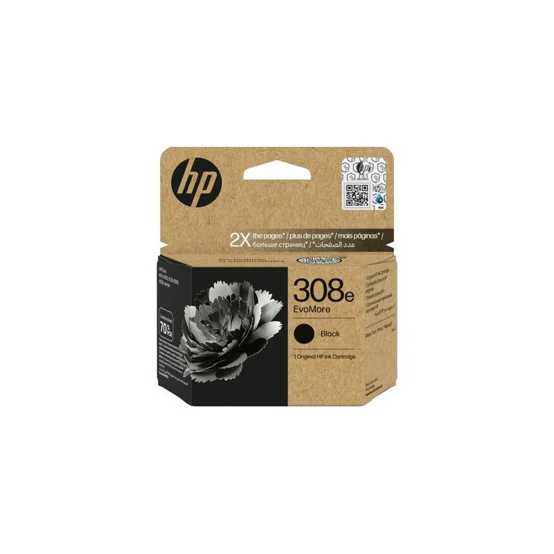 HP CARTUCHO 308 EVOMORE NEGRO