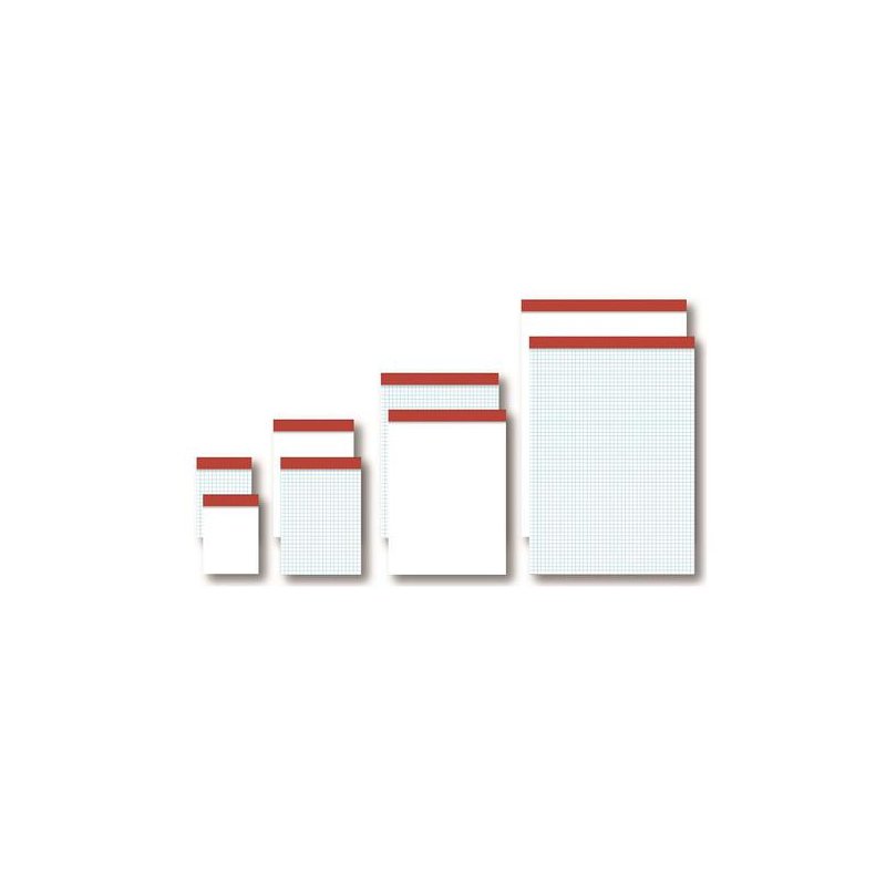 BLOC DE NOTAS PERFORADO PACSA 8º 80 HOJAS 4X4MM