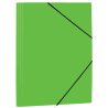 CARPETA CON GOMAS Y 3 SOLAPAS A4 PP MARIOLA VERDE