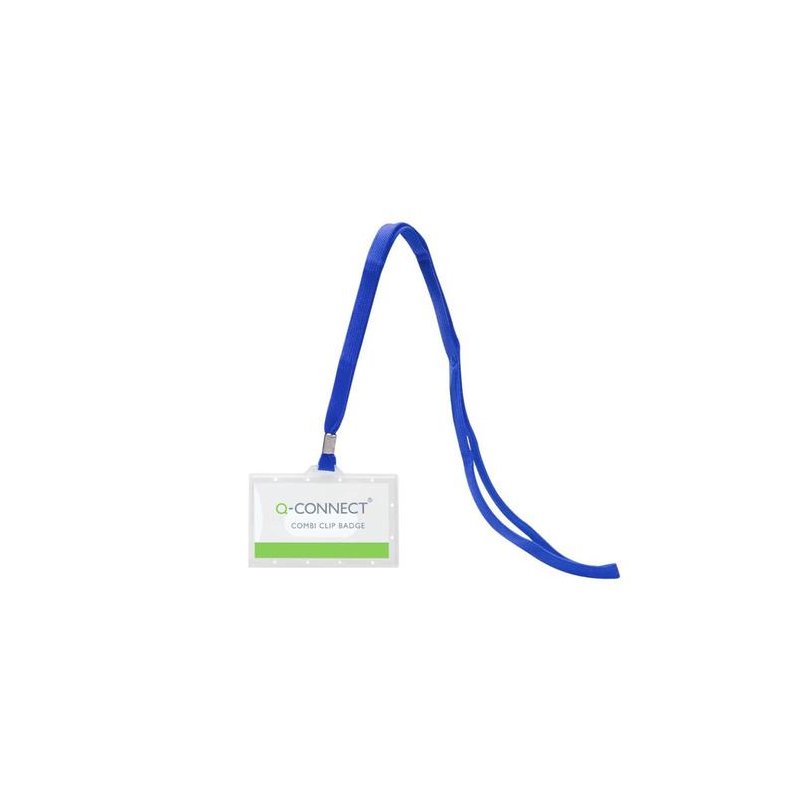 IDENTIFICADOR CON CORDON PLANO AZUL Q-CONNECT