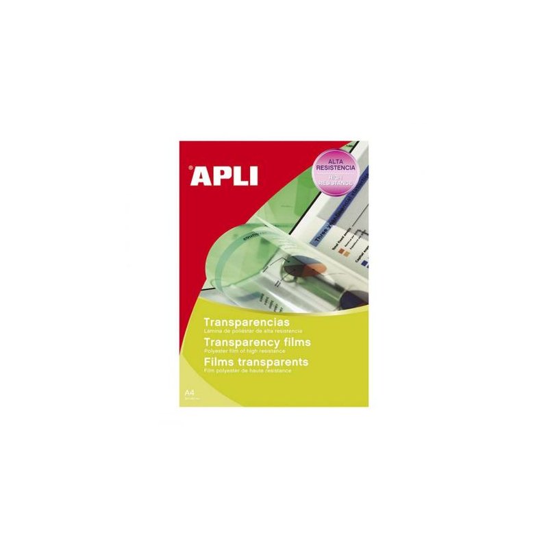 TRANSPARENCIAS APLI PARA INKJET C/100