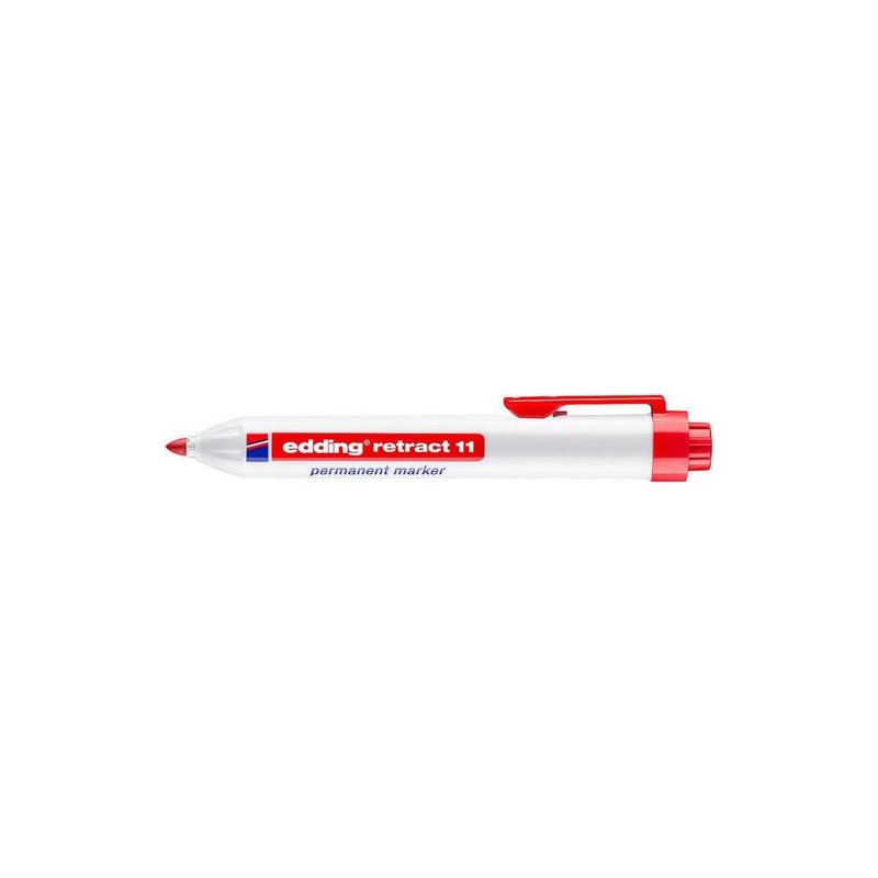ROTULADOR EDDING RETRACTIL 11 ROJO