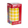 GOMET ADHESIVO APLI CIRCULOS 15MM AMARILLO R/2832