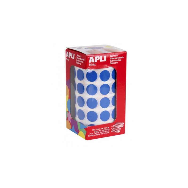 GOMET ADHESIVO APLI CIRCULOS 15MM AMARILLO R/2832