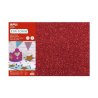 LAMINA EVA APLI 40X60CM. ROJO PURPURINA P/3HOJAS