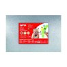 LAMINA EVA APLI 40X60CM. PLATA PURPURINA P/3HOJAS