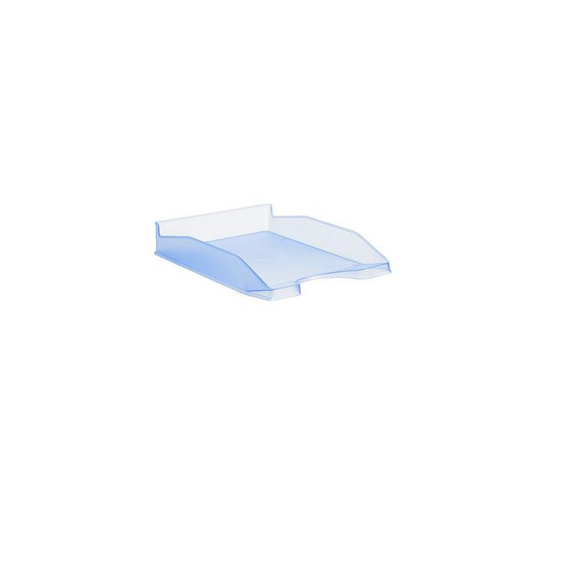 BANDEJA DE SOBREMESA PLASTICO AZUL TRANSLUCIDO