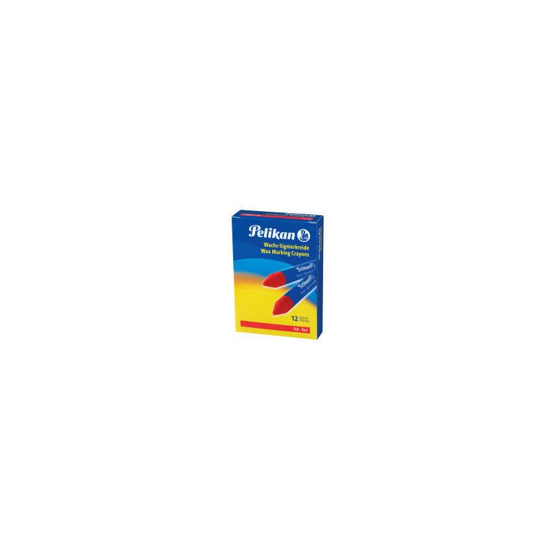 BARRAS DE CERA PELIKAN BLANDAS 772 ROJO C/12
