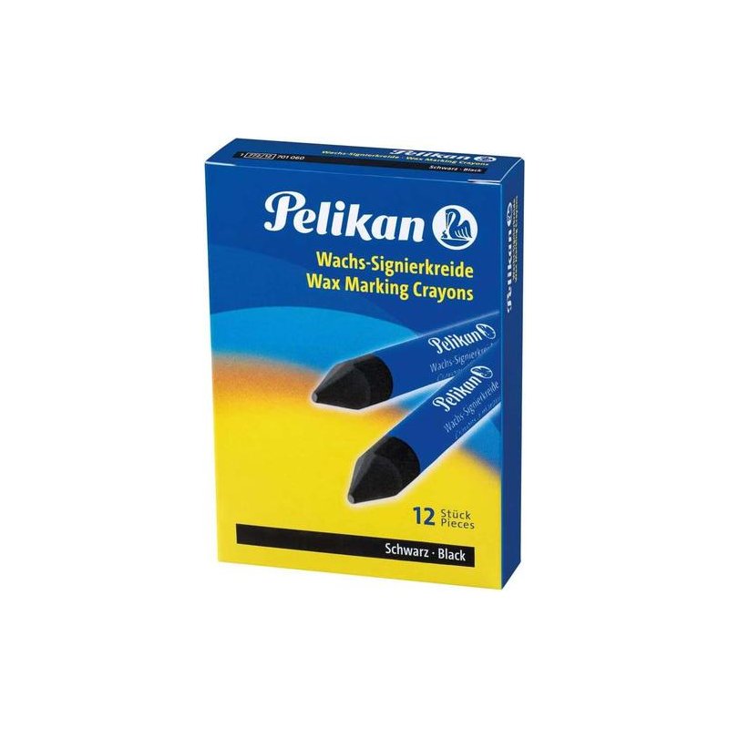 BARRAS DE CERA PELIKAN BLANDAS 772 NEGRO C/12
