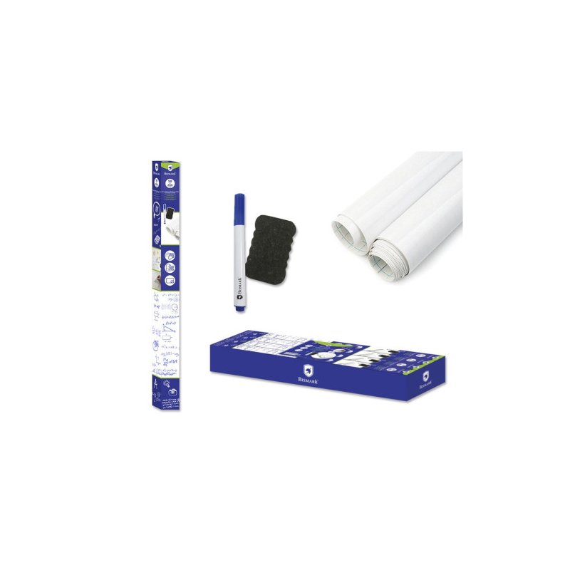 ROLLO PIZARRA ADHESIVA BLANCA 200x50CM+ROTULADOR
