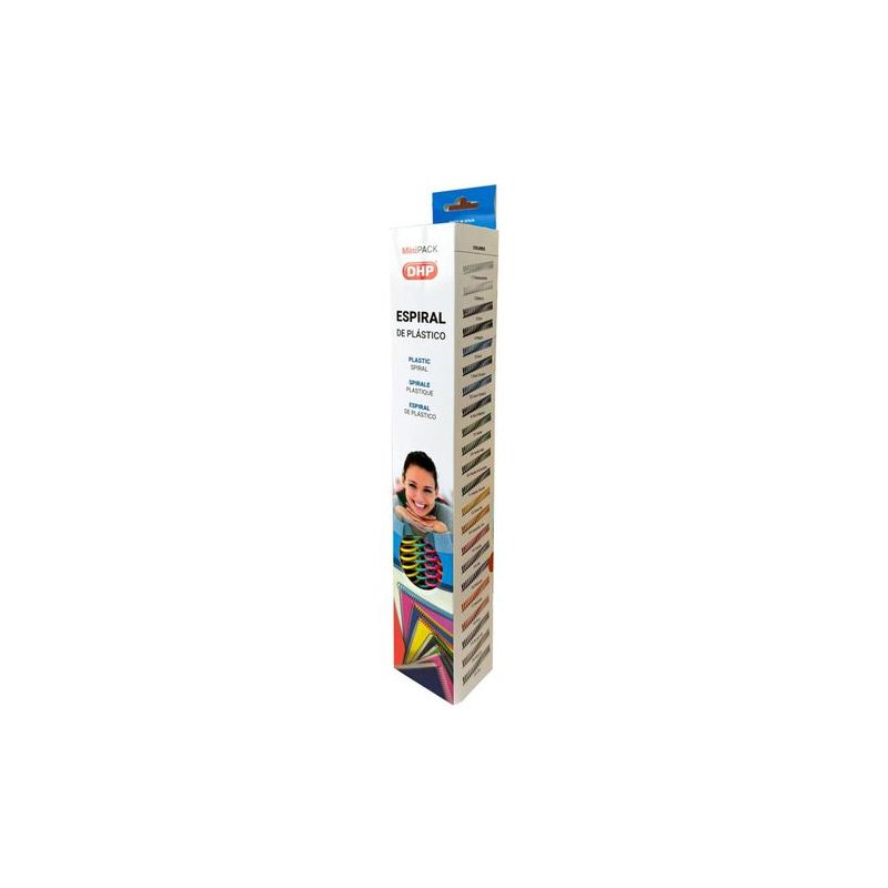 ESPIRAL PLASTICO DHP 5:1 12MM ESTAND SURTIDOS P/25