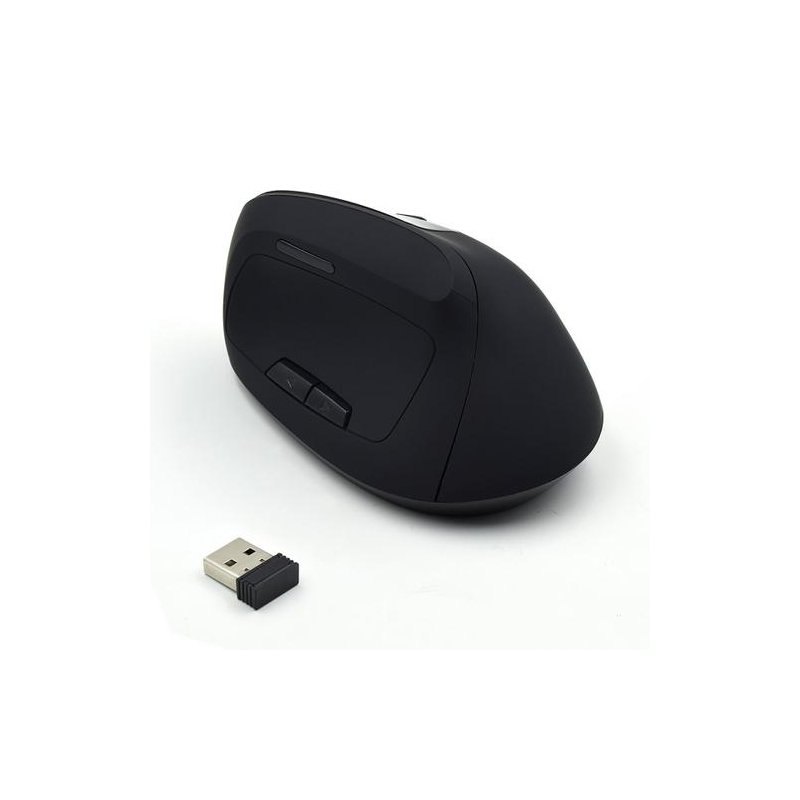 RATÓN INALÁMBRICO VERTICAL EWENT EW3158 NEGRO