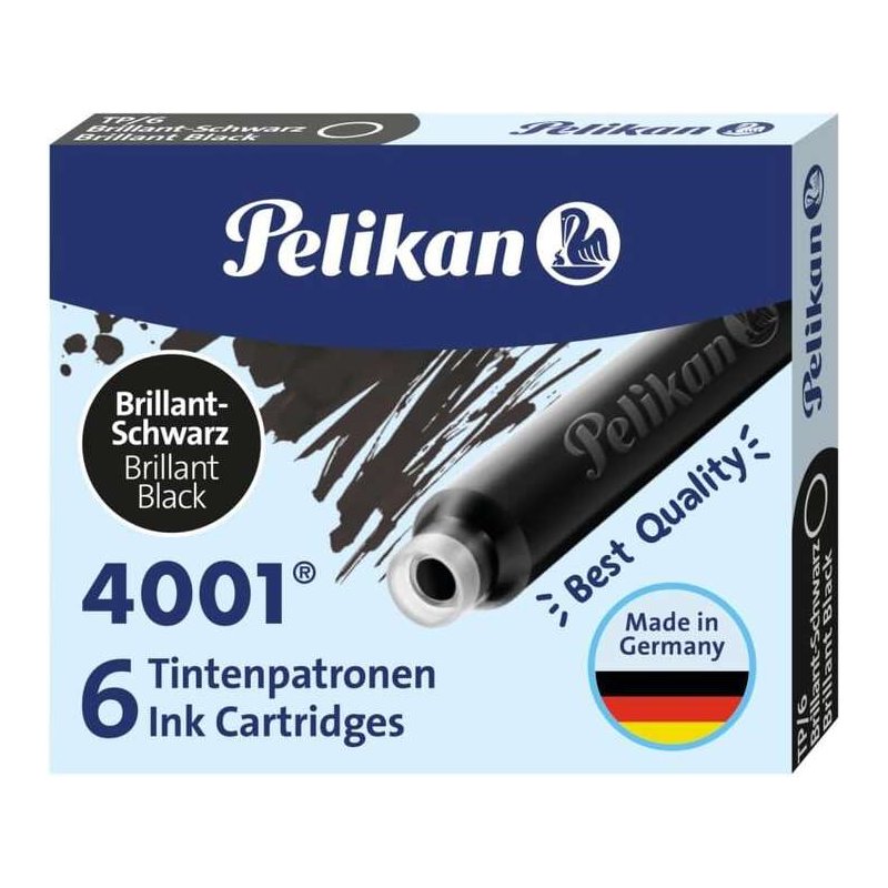 RECAMBIO PLUMA PELIKAN NEGRO EST/6