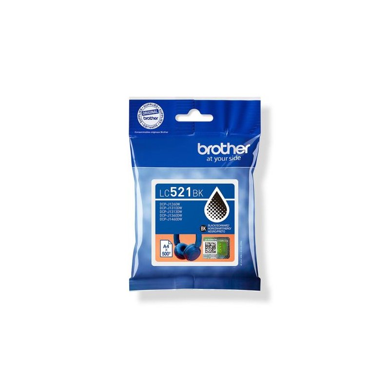 BROTHER CARTUCHO LC521 NEGRO