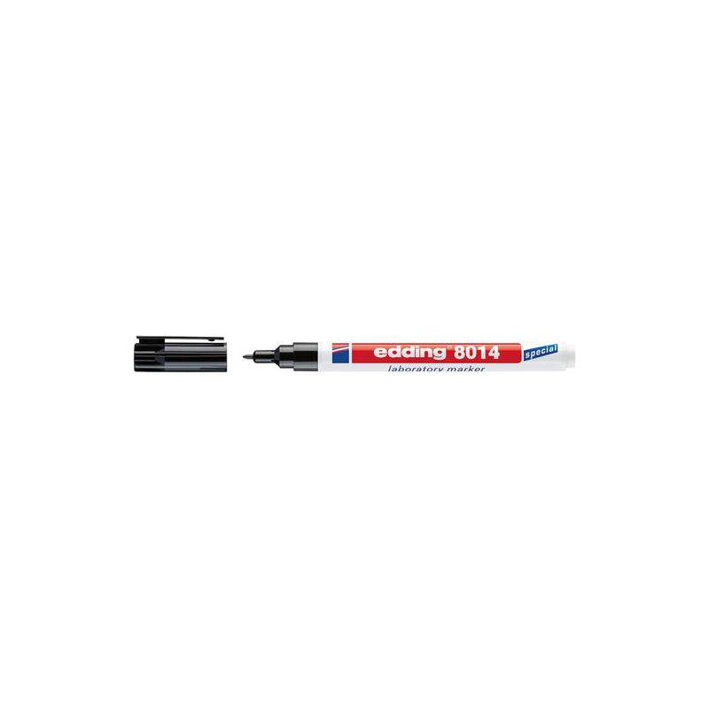 ROTULADOR EDDING 8014 ESPECIAL LABORATORIO  NEGRO